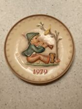 Hummel 1979 Annual Plate Boy Singing Lessons 272 Goebel Germany 7.5 Inches picture