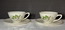 Vintage Edwin Knowles Grapevine Cup & Saucer Set of Two picture