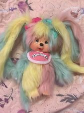Sekiguchi Am I Monchhichi Pastel girl Plush doll 21.5cm Rainbow Colorful picture