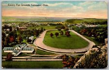 Lancaster Ohio 1927 Postcard County Fair Grounds picture