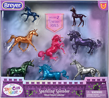 Breyer Horses Stablemates Sparkling Splendor Deluxe Unicorn Set | 8 Unicorn Set picture