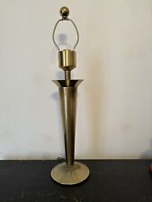 Vintage Solid Brass Regency Style Sleek Lamp picture