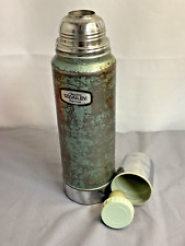 Vintage Stanley Aladdin A-944DH Green Quart Vacuum Thermos Bottle Made in USA picture