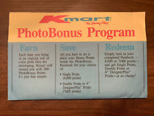 Kmart Vintage Memorabilia Photo Envelope 1970s/ 1980s Era - Dusty Lenscap RARE picture