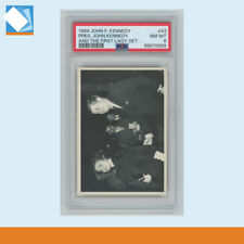1964 Topps John F Kennedy #43 PSA 8 NM-MT Jacqueline Jackie Wife Pop 10 1 Higher picture