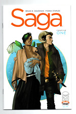 Saga #1 - 1st Print - Brian K Vaughan - Fiona Staples - 2012 - HIGH GRADE - NM picture