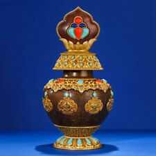 25cm Auspicious Treasure Bottle Ornament God Wealth Wealth Vase Lucky picture