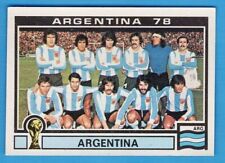 COMPLETE STICKER - PANINI - ARGENTINA 78 - WORLD CUP - NO. 44 - ARGENTINA - TEAM picture