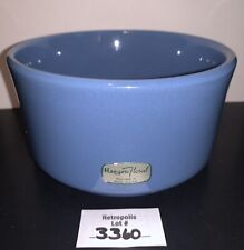 Vintage Haeger Floral USA Blue Pottery Planter Bowl 6” x 3