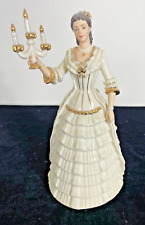 Lenox Classic Light Of Christmas Victorian Lady 24KT Gold 2000 picture