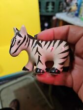 Ceramic Zebra Shaker And Small Zebra With Missing Hoof picture