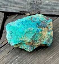 SHATTUCKITE, Chrysocolla, & Malachite Rough Crystal Mineral - Kaokoveld, NAMIBIA picture
