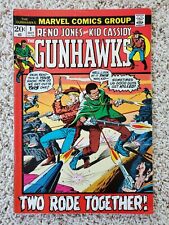 THE GUNHAWKS #1 (Marvel Comics 1972) 1st App Appearance RENO JONES + KID CASSIDY picture