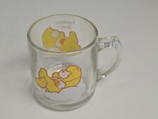 Care Bears Funshine Bear Glass Mug Vintage 1984 picture