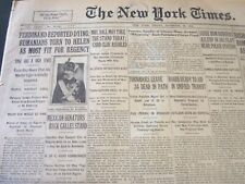 1926 NOV 26 NEW YORK TIMES - FERDINAND DYING RUMANIANS TURN TO HELEN - NT 6527 picture