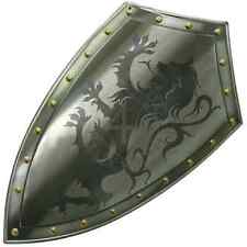 Medieval Dragon Warrior Templar Shield Medieval Knight Armor Shield picture