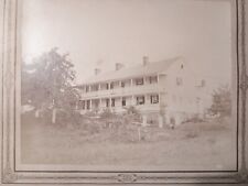Antique House Photograph Albumen American Large House 19th Century picture