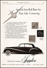 1953 Armstrong Siddeley Sapphire motor car British UK retro art print ad XL14 picture