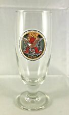 Budweiser  Vintage Anheuser Busch Early 1900's Logo Glass Stemmed Tulip  picture