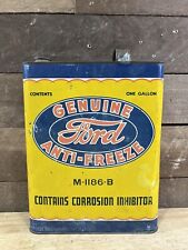 Antique 1920’s Ford Genuine Anti-freeze 1 Gallon Can Made In U.S.A. picture