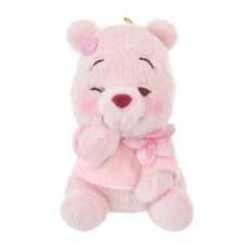Winnie the Pooh stuffed toy key chain SAKURA Cherry blossom Disney Store Japan picture