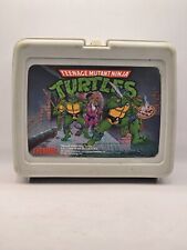 1989 Grey Vintage Teenage Mutant Ninja Turtles Lunch Box (No Thermos Bottle) picture