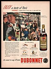 1946 WINE 2 AD LOT Dubonnet La Rotonde Paris and Garrett's Virginia Dare picture