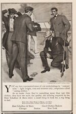 1904 Hart Schaffner & Marx Men's Clothes Fashion Ship Shuffleboard Vintage Ad picture