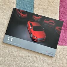 2016 2015 Audi TT Roadster Coupe Sales Manual Brochure Catalog 52 pages picture