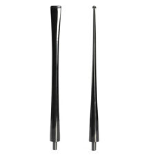 2pcs 3mm Acrylic Long Stem Mouthpiece Replacement For Churchwarden Tobacco Pipe picture
