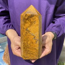 1660g Large Natural Tigerite Quartz Tower Point Obelisk Crystal Mineral Healing picture