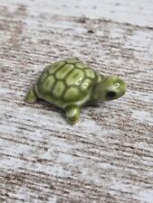 Vintage Hagen Renaker Miniature Porcelain Coin Turtle Baby picture