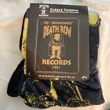 Death Row Records 1991 Electric Chair Fleece Plush Throw Blanket picture