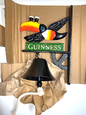 Guinness Toucan Bell Extremely RARE Metal Bell Irish Stout Ireland Man Cave picture
