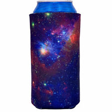 Galaxy Space Collapsible 16 oz Can Coolie; Stars, Planets, Tallboy picture