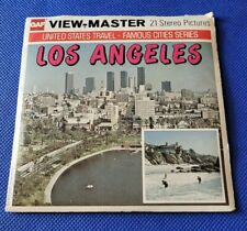 1970s Gaf H63 Los Angeles California view-master 3 Reels Packet sepia toned picture