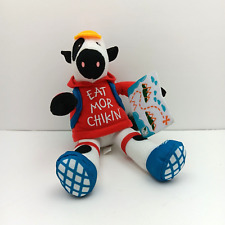 Chick-fil-A Plush Cow Toy Summer 2023 Eat Mor Chikin Red Hoodie Backpack Map picture