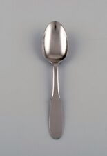 Gundorph Albertus for Georg Jensen. 12 Mitra stainless steel dessert spoons picture