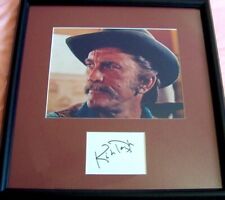 Kirk Douglas autograph signed autographed framed with Gunfight 8x10 movie photo picture
