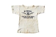 Vintage 1940s WW2 Amarillo, Texas U.S. Air Force Kids Single Stitch T-Shirt picture
