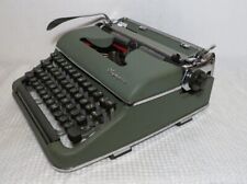 Vintage 1956 Olympia SM3 De Luxe Portable Typewriter Green W Case West Germany picture