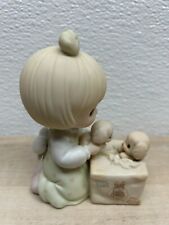 1981 Enesco Precious Moments Always Room For One More Porcelain Figurine C-0109 picture
