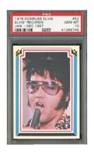 1978 ELVIS PRESLEY DONRUSS TRADING CARD PSA 10 GEM MINT THE KING OF ROCK & ROLL picture