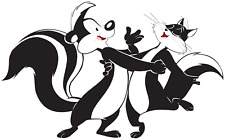 Pepe Le Pew & Penelope Sticker / Vinyl Decal  | 10 Sizes with TRACKING picture