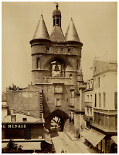 France, Bordeaux, Big Bell Vintage Print, Albumin Print 27.5x21   picture