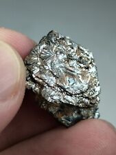Rare Sagenite var Rutile cluster on matrix Hematite thumbnail specimen. 