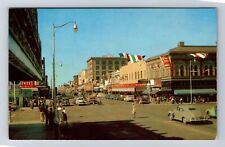 Phoenix AZ-Arizona, Washington Street, Advertisment, Antique, Vintage Postcard picture