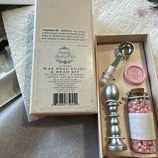 Vintage Simply Shabby Rachel Atwell Wax Seal  Impressions Rose Stamp Kit - Pink picture