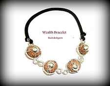 Wealth Bracelet / 7 + 9 +11 +13 Mukhi Rudraksha Of Java In Silver Bracelet picture