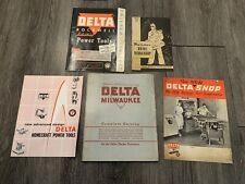 VINTAGE DELTA Tools Manufacturing Company Catalog 1940s - 1960s Lot Of 5 RARE picture